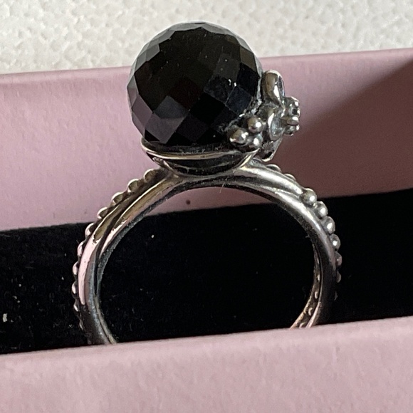 Pandora Black and Silver Ring - Picture 3 of 8